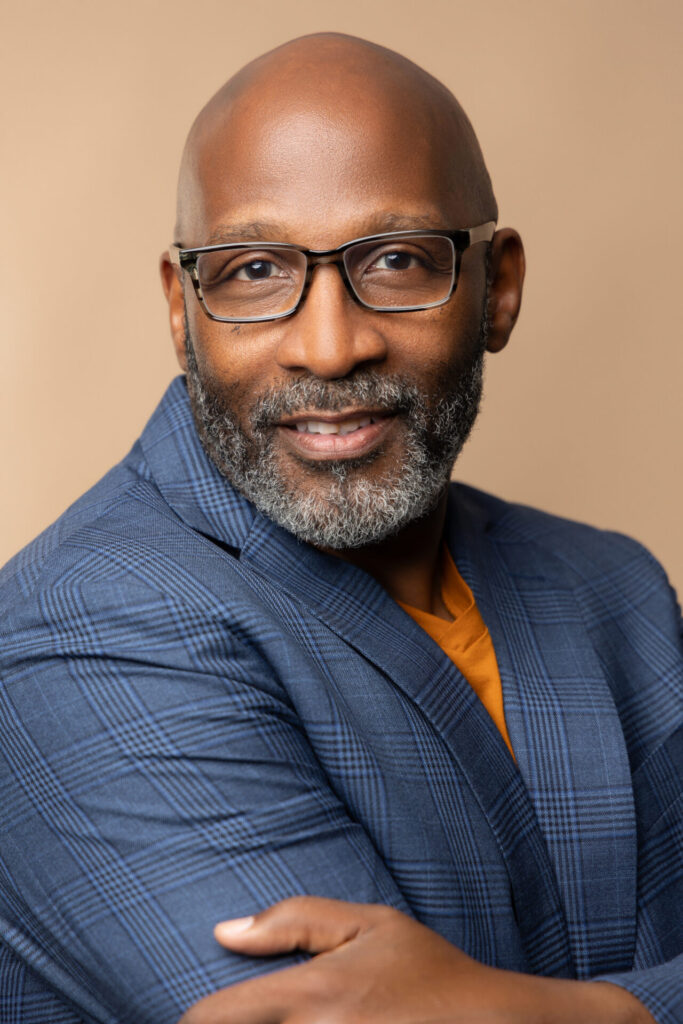 Professional business headshot of an executive in Columbus, Ohio, captured by Desired Focus Photography.