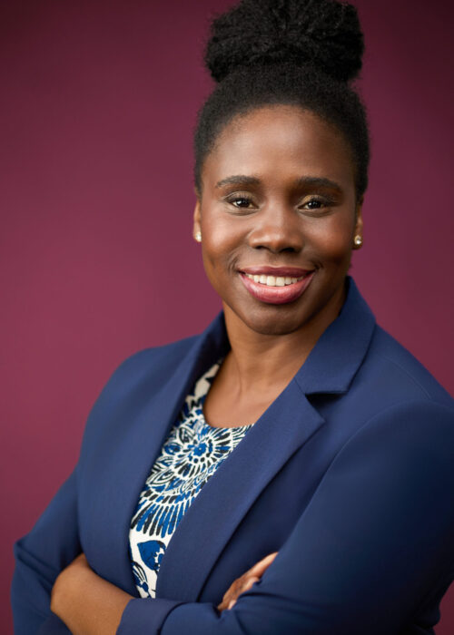 Professional headshot of beautiful business woman